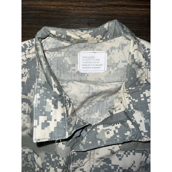 Lot of 2 Universal Camo Pattern UCP Uniform Tops, MedReg & Small Long - Picture 5 of 5